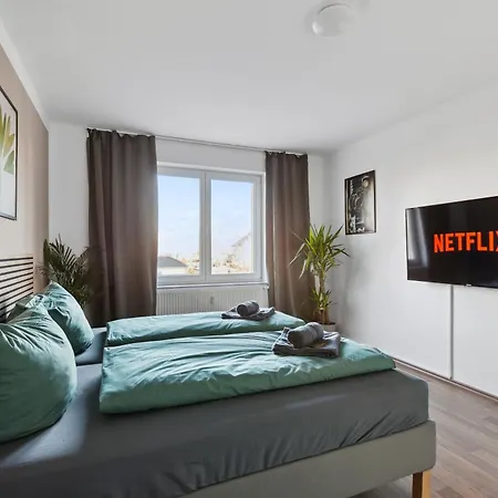 Appartement Nulandtarea - 36 Betten In Voll Ausgestatteten Merseburg
